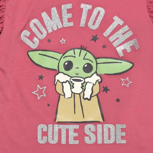 Vista 6 de STAR WARS The Child - Conjunto de camiseta y leggings para niñas pequeñas