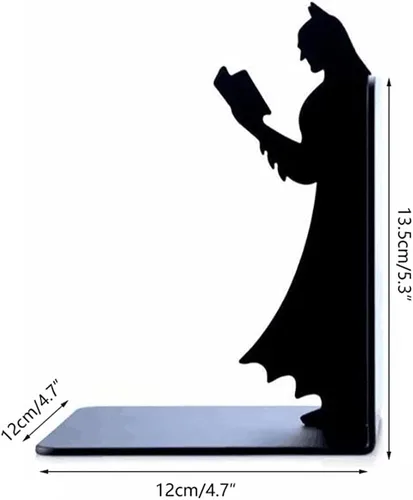 Vista 2 de Sujetalibros creativos, metal resistente para libros de escritorio, extremos para libros en casa, oficina, estudiante, simple, estudio