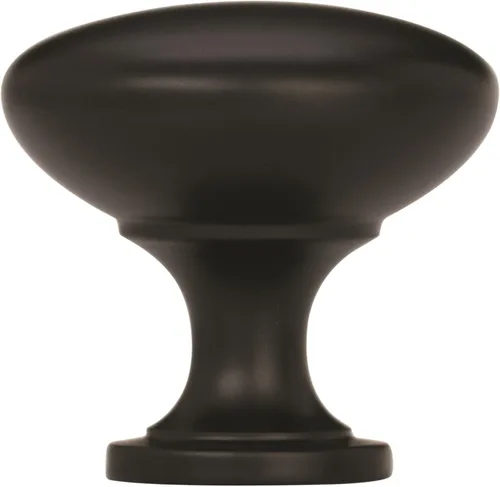 Vista 17 de Amerock Perilla redonda Edona de plata antigua de 1-1/4" para gabinete