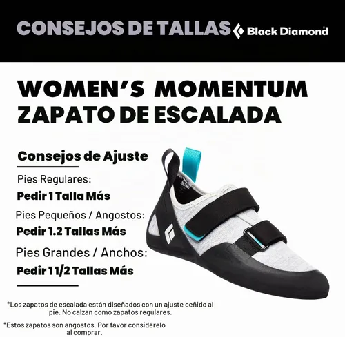 Vista 5 de BLACK DIAMOND Women's Momentum Strap Rock Climbing Shoes, Gym & Outdoor