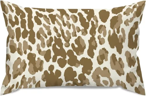 Vista 133 de ArogGeld Funda de almohada para sofá, guepardo y leopardo, estampado de leopardo, funda de cojín decorativa de granja para sala de estar