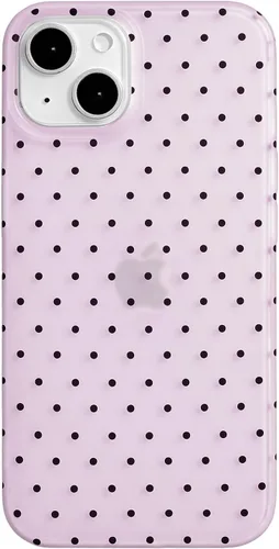 Vista 56 de inewateri Funda compatible con iPhone 11 con bonito diseño estético de lunares a la moda, fundas simples para TPU suave, funda de protección Negro