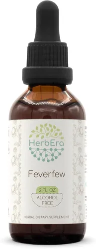 Vista 6 de Feverfew B120 - Tintura de extracto de hierbas sin alcohol, gotas líquidas concentradas, matricaria natural (Tanacetum parthenium) (4 onzas líquidas)