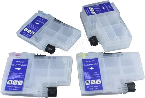 Vista 7 de UPink LC406 LC406XL Cartucho de tinta recargable vacío de alto rendimiento compatible con impresora Brother MFC-J4335DW J4345DW J4535DW J5855DW