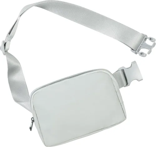 Vista 10 de ODODOS Minicangurera unisex con correa ajustable; pequeña bolsa de la cintura para entrenamiento, correr, viajes y senderismo, DESERT SAGE