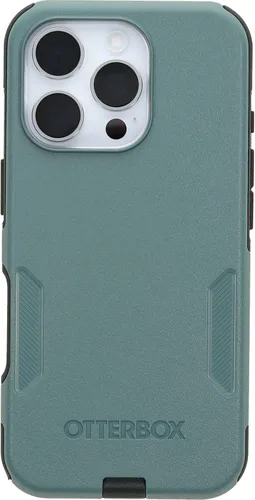 Vista 36 de OtterBox Funda para iPhone 16 Commuter Series - Jeans azul bebé, funda delgada y protectora para iPhone, de doble capa, absorción de impactos