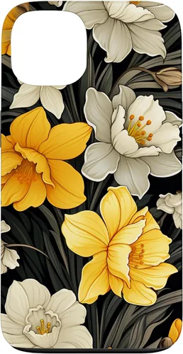 Vista 7 de Daffodil Flower Pattern Modern Floral Case for iPhone 17