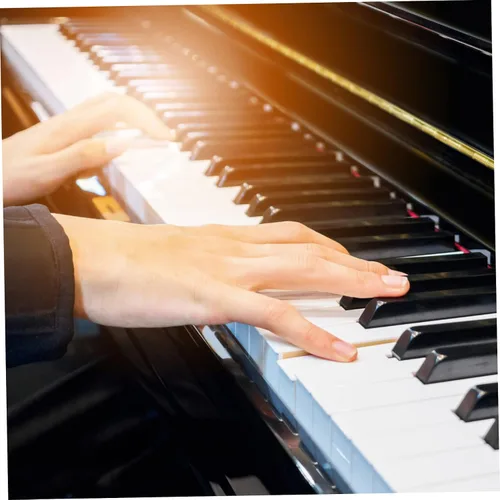 Vista 4 de VICASKY Teclas de piano profesionales de plástico para accesorios de piano