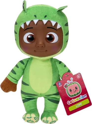 Vista 8 de CoComelon Temático de peluche JJ Little Lion de 8 pulgadas, inspirado en su programa favorito, juguetes para preescolares