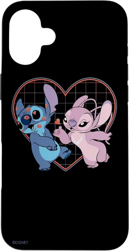 Vista 23 de Disney Lilo and Stitch Angel Heart Kisses - Carcasa para iPhone 17