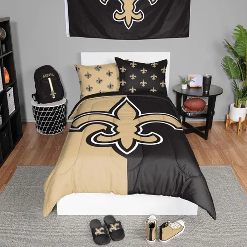 Vista 23 de FOCO Unisex-Adult NFL Team Logo Bed in a Bag Comforter Bedding 3-Piece Set