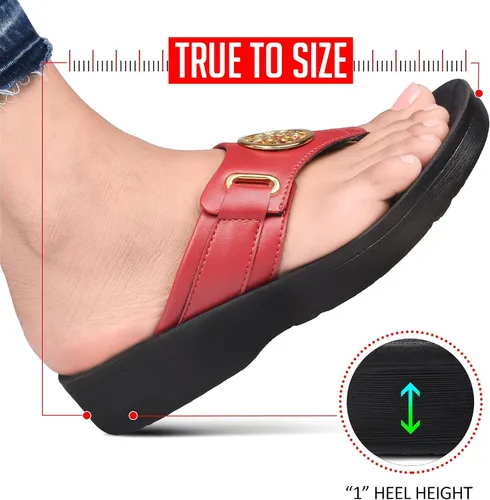 Vista 8 de AEROTHOTIC Sandalias casuales de soporte de arco Hazel para mujer