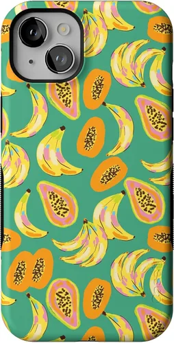 Vista 44 de Casely Funda para iPhone 15 Plus Todas las cosas divertidas Diversión en días laborables Diseño protector audaz Compatible con MagSafe