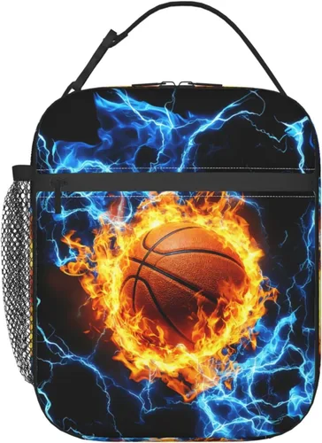 Vista 32 de Miaoquhe Lonchera de béisbol para hombres, bolsa de béisbol con bandera estadounidense para mujeres, bolsa de almuerzo para niños, bolsa de almuerzo