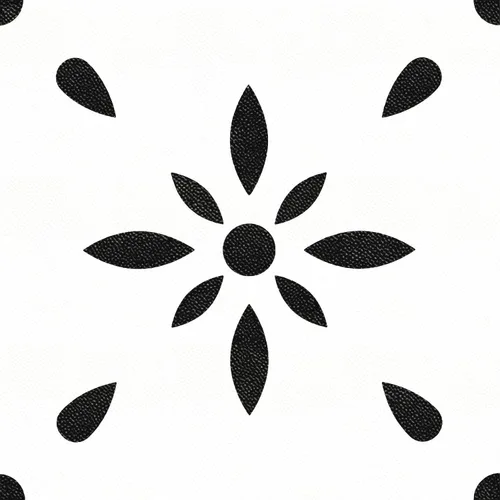 Vista 13 de HOMETITUTE - Azulejo de vinilo retro blanco y negro de 12 x 12 pulgadas