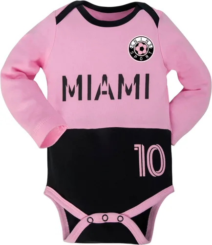 Vista 5 de Cnins Body deportivo para bebé, de manga larga, con temática de fútbol, unisex, para bebés de 0 a 18 meses