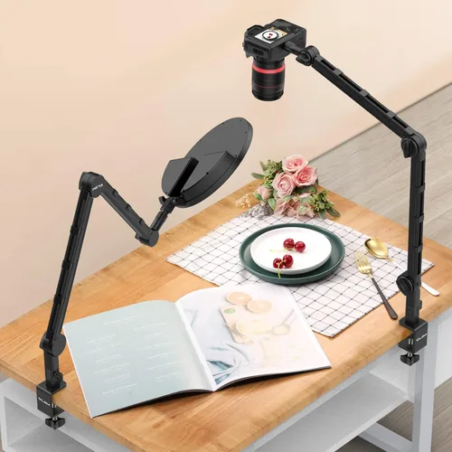 Vista 2 de PICTRON VIJIM LS25 Soporte de Escritorio para Cámara, Soporte Flexible para Cámara Web con Brazo Articulado, Abrazadera de Mesa Adecuada