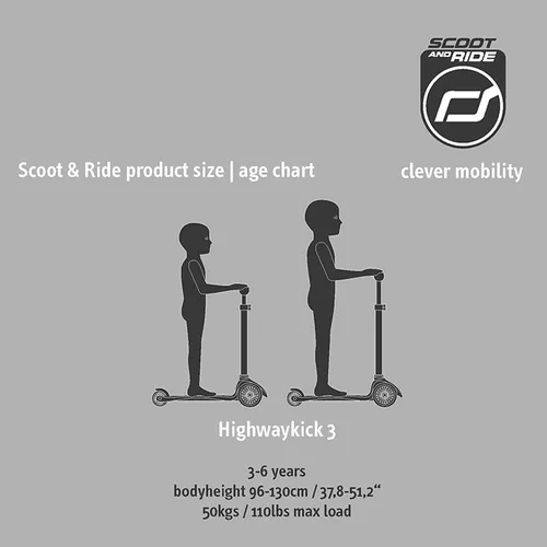 Vista 4 de Scoot & Ride Stand-up Push Scooter for Toddlers