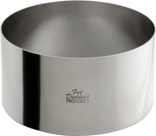 Vista 10 de Fat Daddio's Anillo redondo de acero inoxidable para pasteles y pastelería, 3 x 2 pulgadas