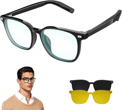 Vista 16 de Lentes inteligentes AI 2026 con cámara, video HD 4K y captura de fotos, gafas de cámara de 8 MP para hombres y mujeres, gafas de grabación