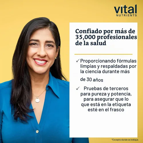 Vista 5 de Vital Nutrients - Multi-Nutrientes con Hierro y Yodo - Fórmula Integral Multivitamínica/Mineral que contiene hierro y yodo - 180 cápsulas
