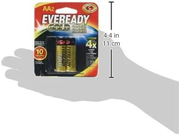 Vista 2 de Energizer Batería alcalina AA-2 Eveready AA