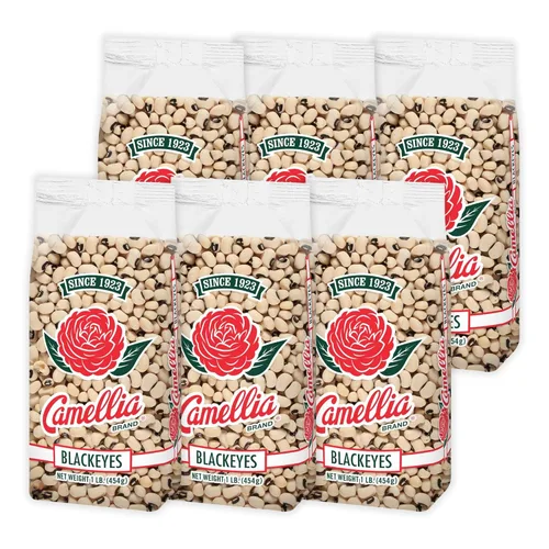 Vista 10 de Camellia Brand Guisantes negros secos – Guisantes sureños sin OMG prémium para Hoppin' John, sopas, guisos, ensaladas, Año Nuevo y guarniciones, sin