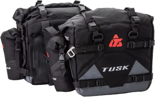 Vista 10 de TUSK Pannier Racks Pilot Pannier Bags with Top Rack CRF250 L Rally 2013-2020