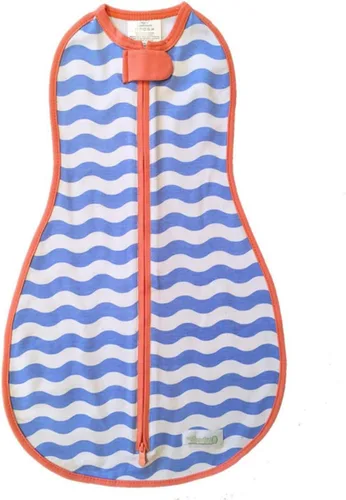 Vista 12 de Woombie Original Pink Blush Chevron One-Step manta de bebé, Pink Blush