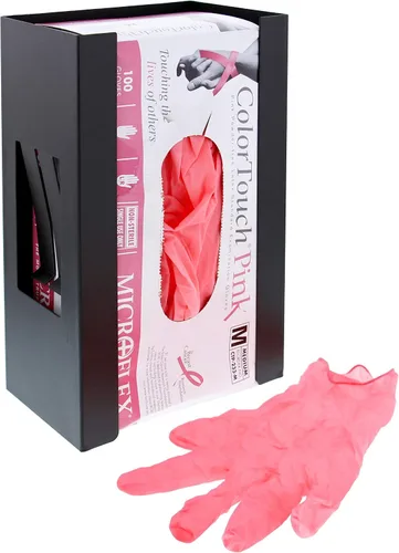 Vista 4 de TCP Global Soporte para guantes para montaje en pared (paquete de 3), dispensador de guantes, soporte de caja de pañuelos para montaje en pared