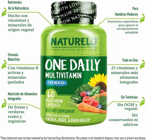 Vista 4 de NATURELO - Multivitamínico diario para los hombres