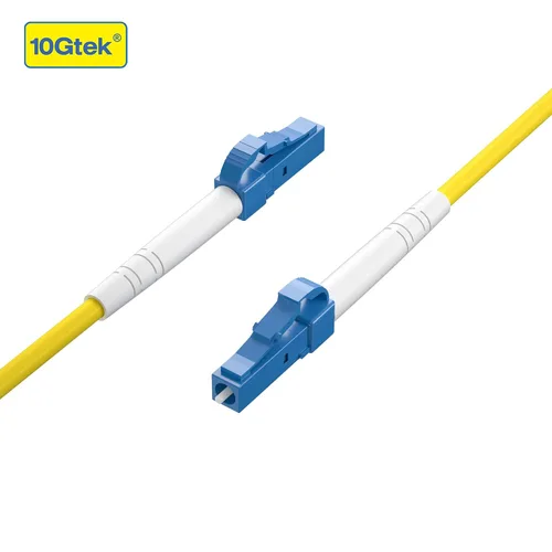 Vista 4 de 10Gtek Simplex Fiber Patch Cable - LC to LC Single-Mode Fiber Optic Cord Jumper, SMF, 9/125μm, Yellow, 3-Meter(9.8-ft)