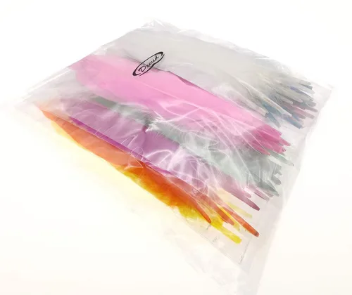Vista 4 de Plumas de ganso de colores, paquete de 100 unidades de 10