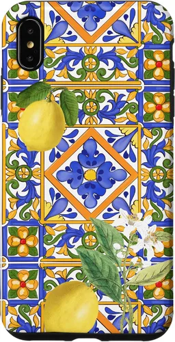 Vista 11 de Sicilian,Italian,Summer,Tiles,Citrus,Mosaic,Majolica Art Case for iPhone 17