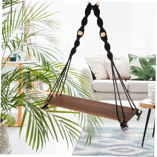 Vista 6 de DECHOUS Estante colgante de madera para niños y niñas, organizador de decoración de habitación delicada, estante creativo para dormitorio