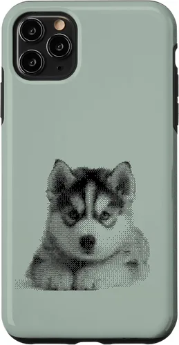 Vista 13 de Chic Husky Puppy - Funda para iPhone 16