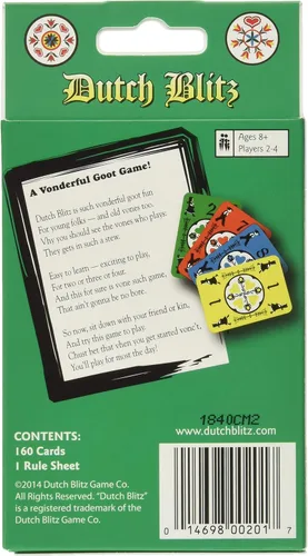 Vista 2 de Juego de cartas Dutch Blitz original y paquete de expansion (versión en inglés)