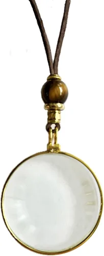 Vista 37 de by Wendra Collar con aumento, elementos naturales para aumentar la visión y la energía. ¡Deja tus lentes de lectura en casa! La Loupe