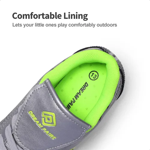 Vista 2 de DREAM PAIRS Zapatos de fútbol para niños y niñas (bebéniño pequeñoniño grande)
