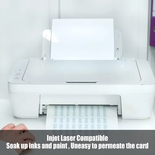 Vista 3 de Eaasty 50 hojas de papel de cartulina blanca de 11 x 17 pulgadas, cartulina de 80 libras, cubierta de papel de impresora grande y gruesa