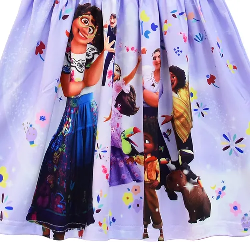 Vista 3 de WNQY Girls Princess Dress Up For Cosplay Costume Halloween Fancy Paty Dresses