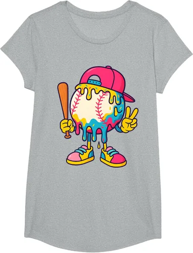 Vista 37 de Camiseta de béisbol Ice Cream Drip Youth Back To School Baseball Stuff