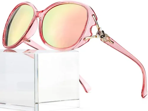 Vista 15 de FIMILU Gafas de sol para mujer, lentes de sol polarizados de gran tamaño, gafas de sol grandes para mujer, protección UV