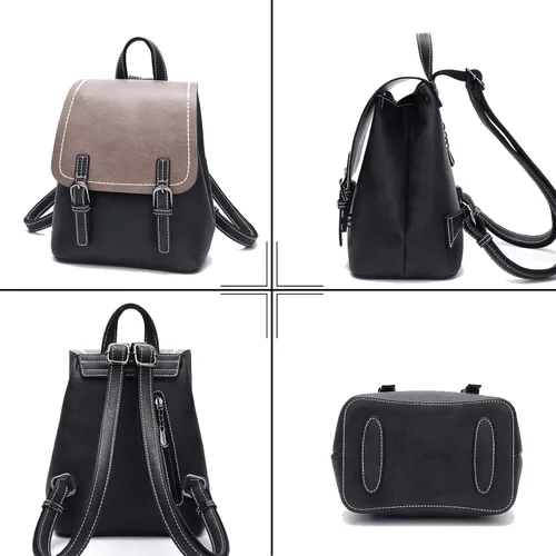 Vista 7 de FANDARE - Mochila para mujer, negro A), CC-AP006
