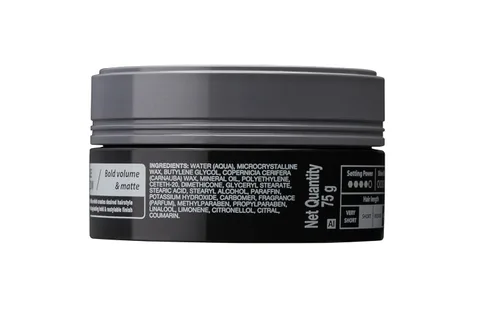 Vista 4 de Gatsby Cera de peinado para el cabello mate y dura 2.65 oz gris