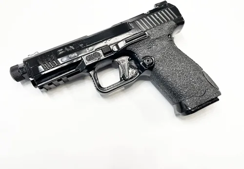 Vista 6 de Handleitgrips Cinta de agarre para pistola de papel de lija para Canik TP9 Combat Elite