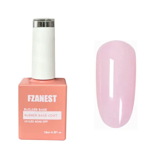 Vista 14 de FZANEST Gel constructor de base de goma para uñas, esmalte de gel de color transparente, capa base de goma elástica para extensión de engrosamiento