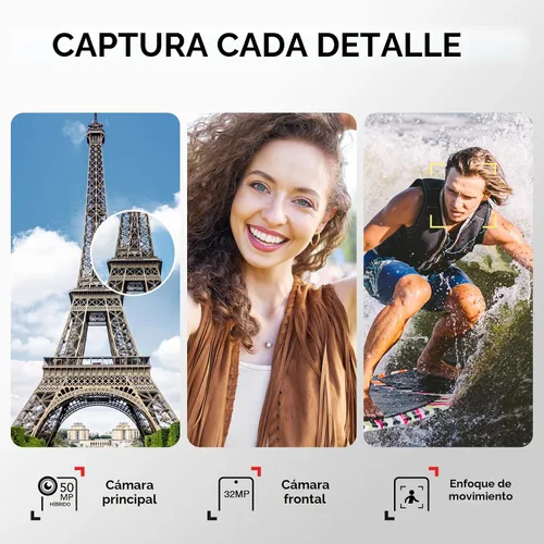 Vista 5 de TCL 60 XE NXTPAPER 5G teléfono Android desbloqueado, pantalla de 6.8 "120Hz