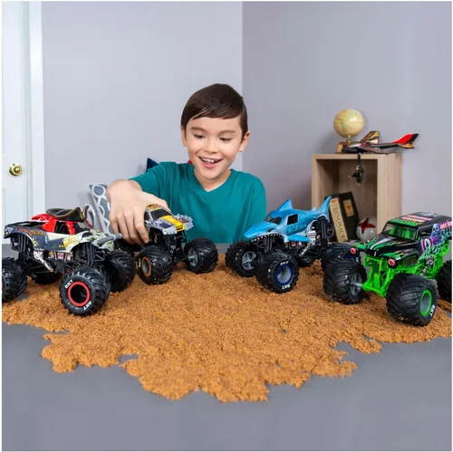 Vista 5 de Monster Jam, Monster Truck oficial de Sparkle Smash, vehículo coleccionable fundido a presión, escala 1:24
