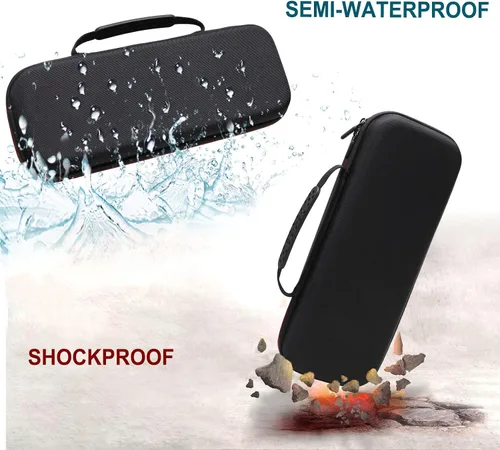 Vista 6 de LTGEM - Funda para Insta360 ONE RS de 1 pulgada 360 Edition y Bullet Time, mango para selfie stick y trípode plegado, bolsa de transporte protectora